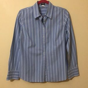 J.crew stripped Button Up Size M